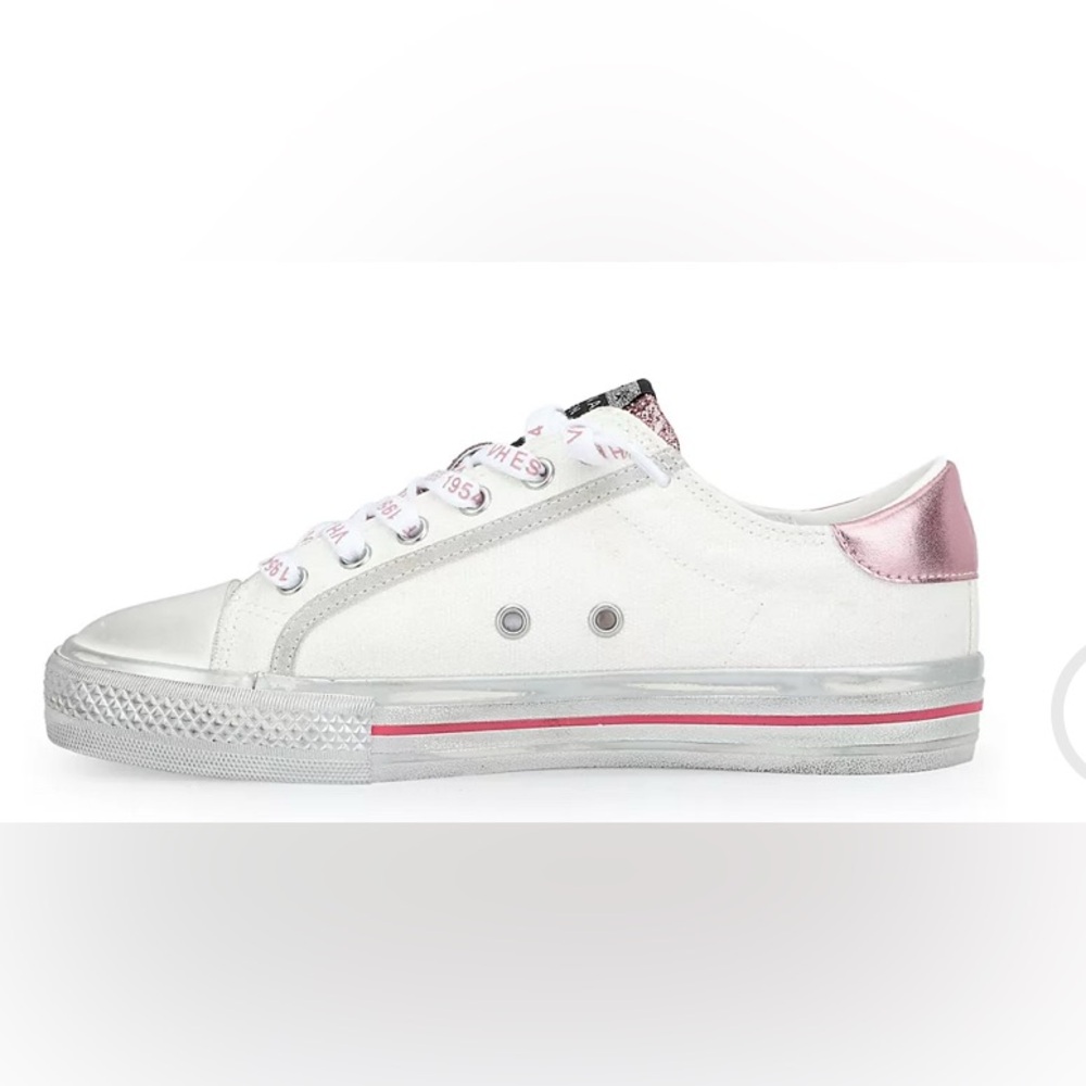 Vintage Havana Alive Slip-On Sneaker Pink Glittery Star - Picture 4 of 10